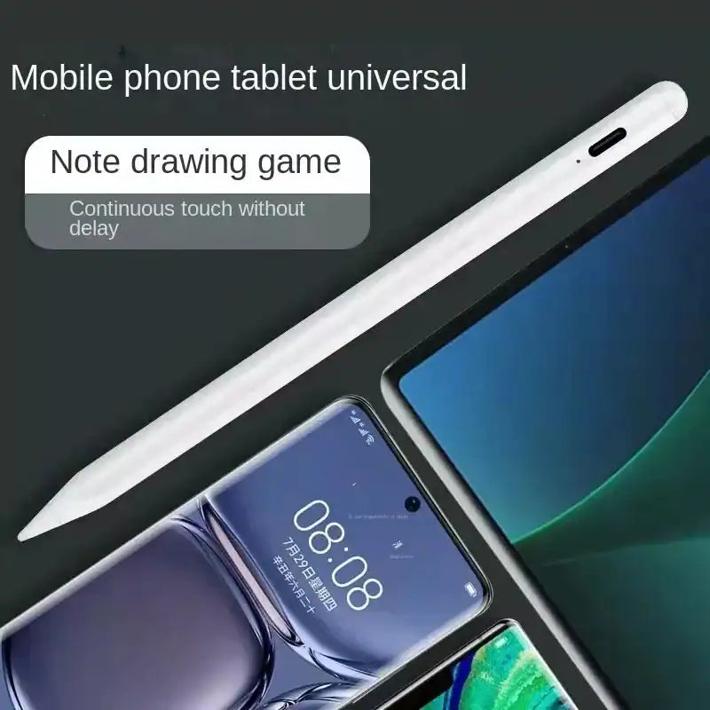 Universal JT18-P Active Stylus Touch Screen Pen Drawing Tablet Phone Mobile Smart Capacitive Digital Pencil For iPad/Samsung/Android/Tablet (White)
