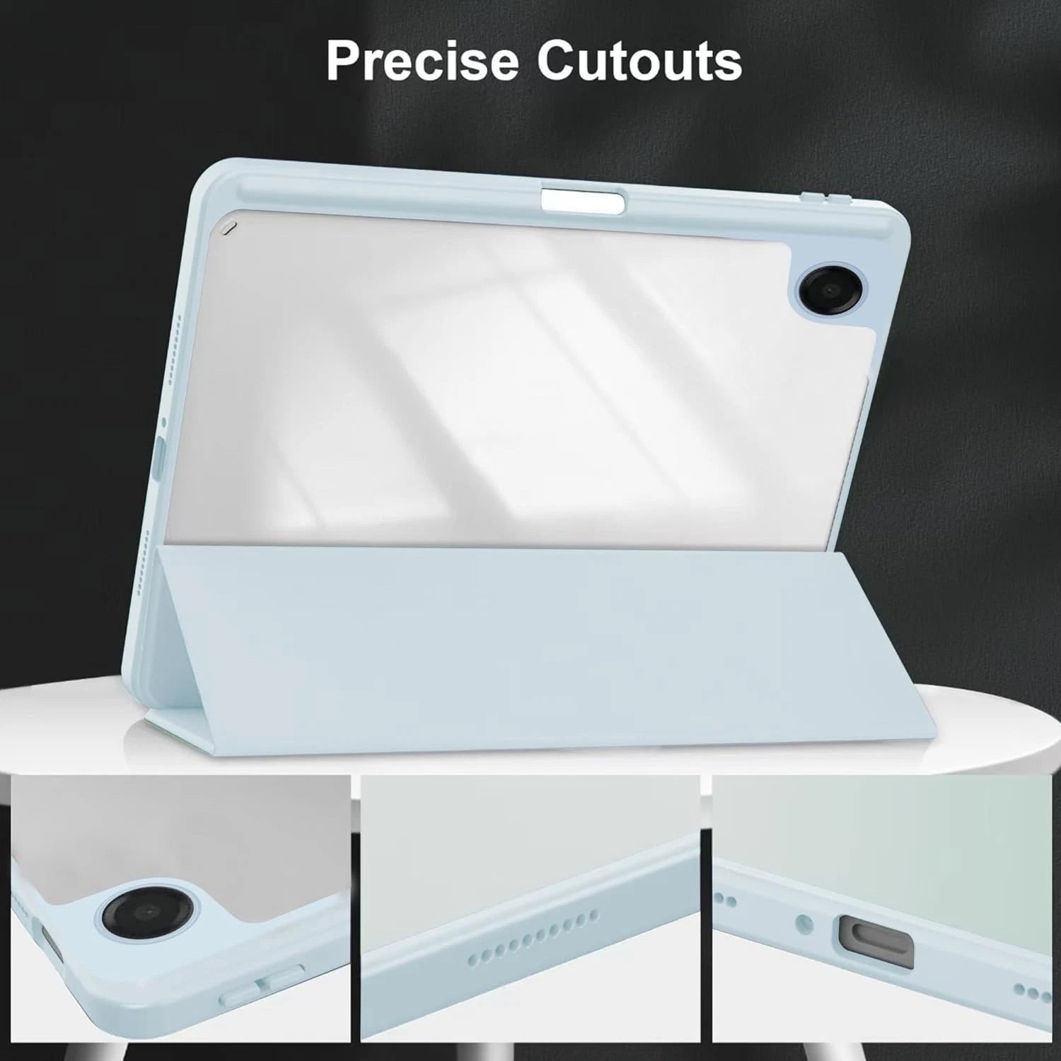 WITH PENCIL HOLDER Folio Smart Leather Magnetic Stand Case Cover For Samsung Galaxy Tab A11+ Plus / A9+ Plus