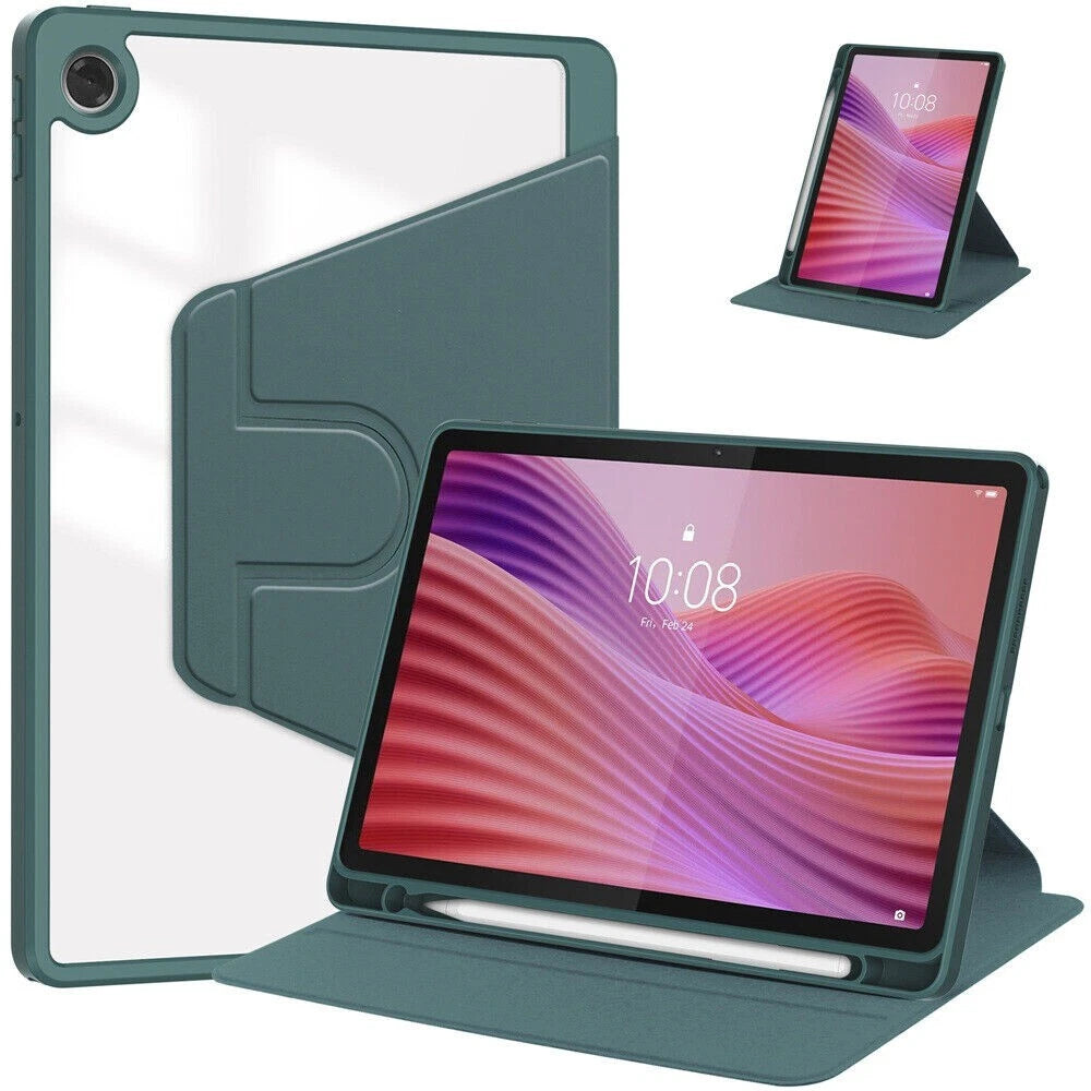 For Lenovo Tab 10.1 TB311XU TB311FU 2025 Smart Leather Rotate Stand Case Cover