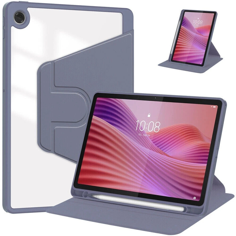 For Lenovo Tab 10.1 TB311XU TB311FU 2025 Smart Leather Rotate Stand Case Cover
