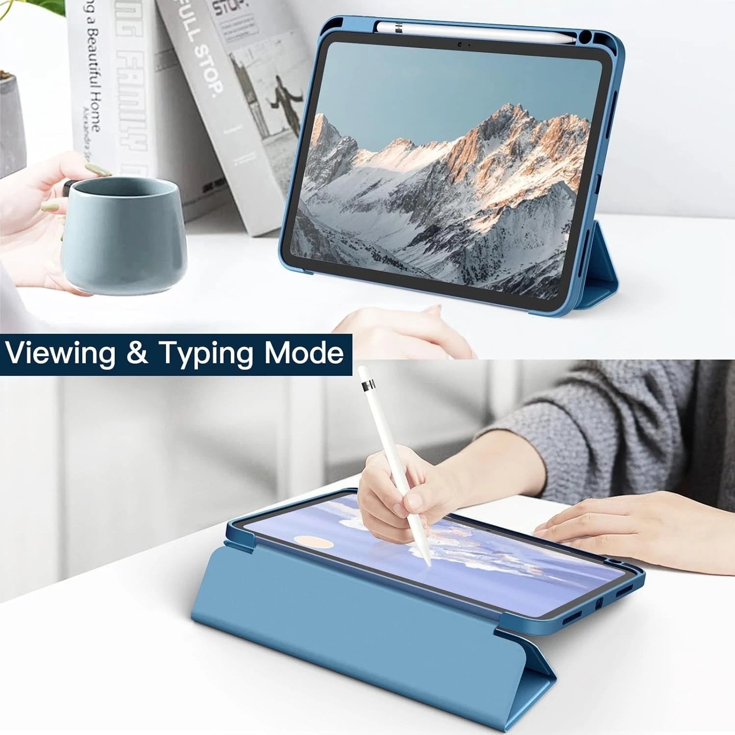 WITH PENCIL HOLDER Folio Smart Leather Magnetic Stand Case Cover For Apple iPad 10th Gen / 11th Gen (A16) 2025